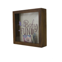 Wholesale Good Quality Custom White Wooden Art Deep Picture Photo Shadow Box Frame